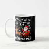 Merry 67-mas Funny Christmas Six Seven Holiday Hum Kaffeetasse (Links)