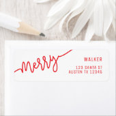 Merry Address Label (Insitu)