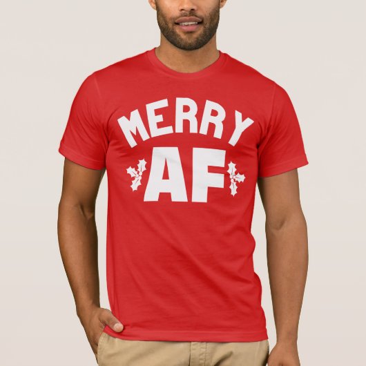 MERRY AF T-Shirt (Vorderseite)