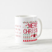 Merry "All I Got For Christmas" Ugly Sweater Kaffeetasse (VorderseiteRechts)