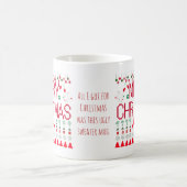 Merry "All I Got For Christmas" Ugly Sweater Kaffeetasse (Mittel)
