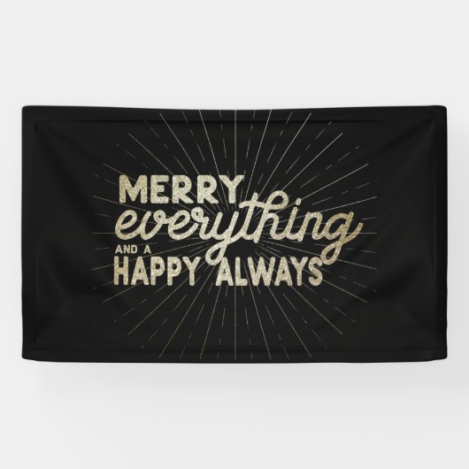 Merry Alles & a Happy Always Holiday Banner (Horizontal)