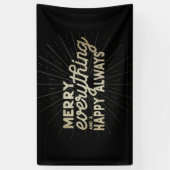 Merry Alles & a Happy Always Holiday Banner (Vertikal)