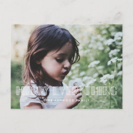 Merry alles Art Deko Skript Foto Feiertagspostkarte