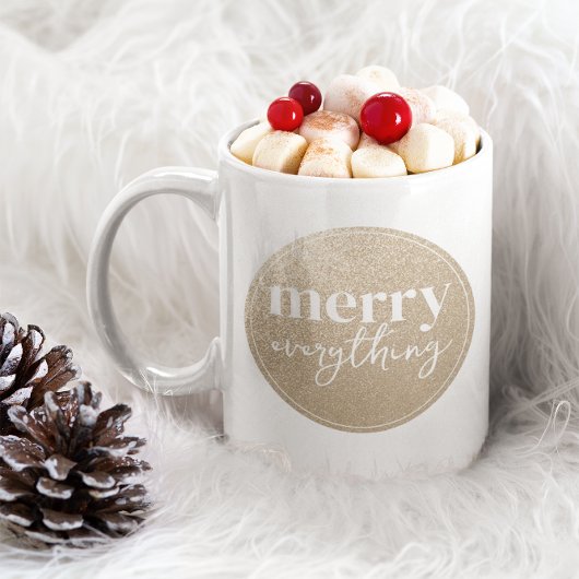 Merry alles Golden Texture Kaffeetasse