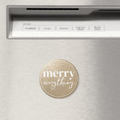 Merry alles Golden Texture Magnet (In Situ (Geschirrspüler))