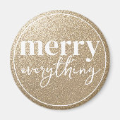 Merry alles Golden Texture Magnet (Vorne)