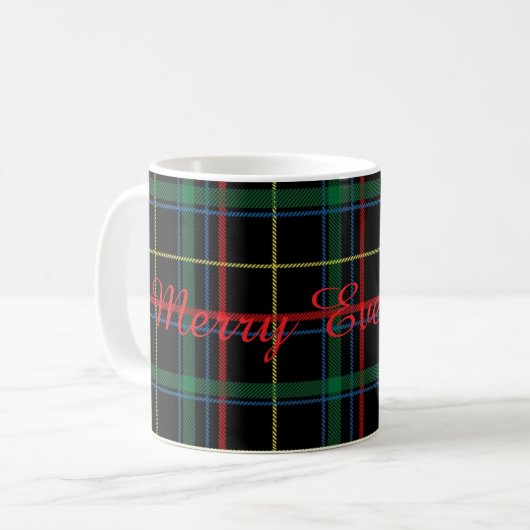 Merry alles Karierte Tasse (Vorderseite Links)