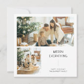 Merry Alles Minimal 2 Foto Weihnachten (Vorderseite)