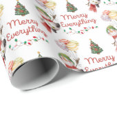 Merry alles Wrapping Paper Geschenkpapier (Rolleneckpunkt)