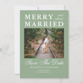 Merry & Almost Married Wedding Save The Date (Vorderseite)