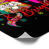 Merry & Bright Coquette Bow Nutcracker Christm Poster (Ecke)