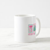 Merry & Bright Coquette Preppy Bow Xmas Tree W Kaffeetasse (VorderseiteRechts)