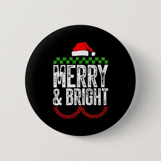 Merry & Bright Moody & Uptight Matching Co Button (Vorderseite)