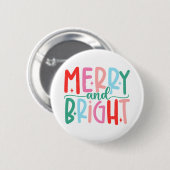 Merry & Bright Moody & Uptight Matching Co Button (Vorne & Hinten)