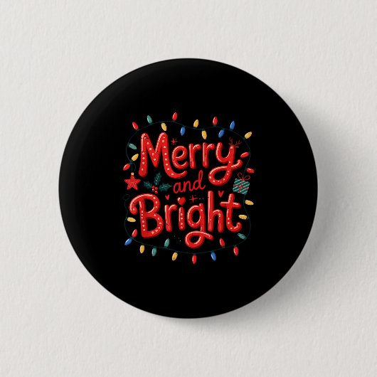 Merry & Bright Moody & Uptight Matching Co Button (Vorderseite)