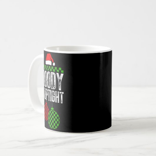 Merry & Bright Moody & Uptight Matching Co Kaffeetasse (Vorderseite Links)