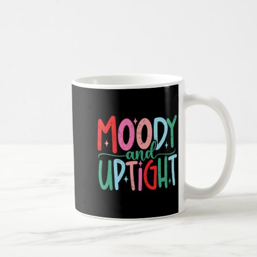 Merry & Bright Moody & Uptight Matching Co Kaffeetasse (Rechts)