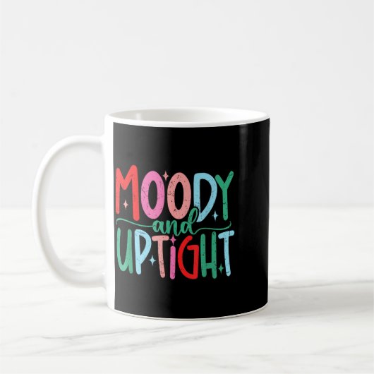 Merry & Bright Moody & Uptight Matching Co Kaffeetasse (Links)