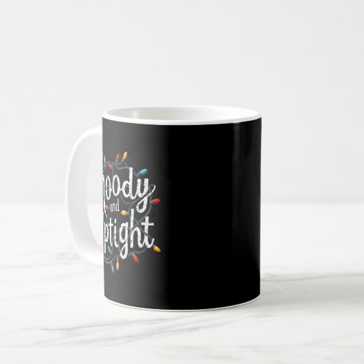 Merry &amp; Bright Moody &amp; Uptight Matching Co Kaffeetasse (Vorderseite Links)