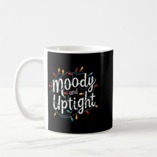 Merry &amp; Bright Moody &amp; Uptight Matching Co Kaffeetasse (Links)