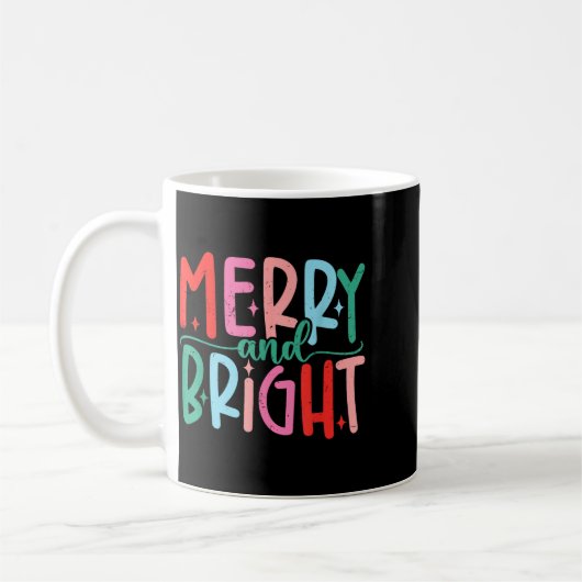 Merry & Bright Moody & Uptight Matching Co Kaffeetasse (Links)