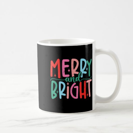 Merry & Bright Moody & Uptight Matching Co Kaffeetasse (Rechts)