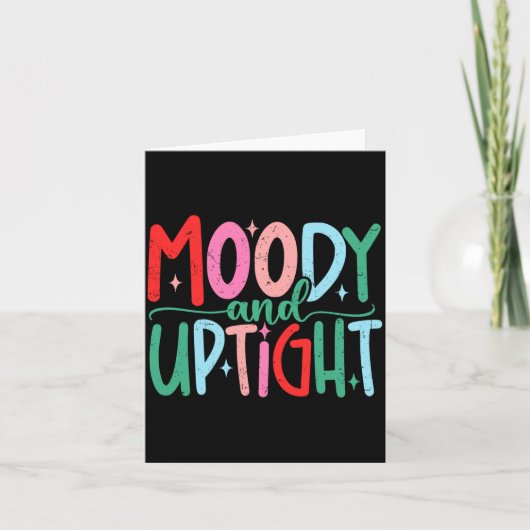 Merry & Bright Moody & Uptight Matching Co Karte (Vorderseite)