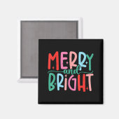 Merry &amp; Bright Moody &amp; Uptight Matching Co Magnet (Vorderseite/Rückseite)