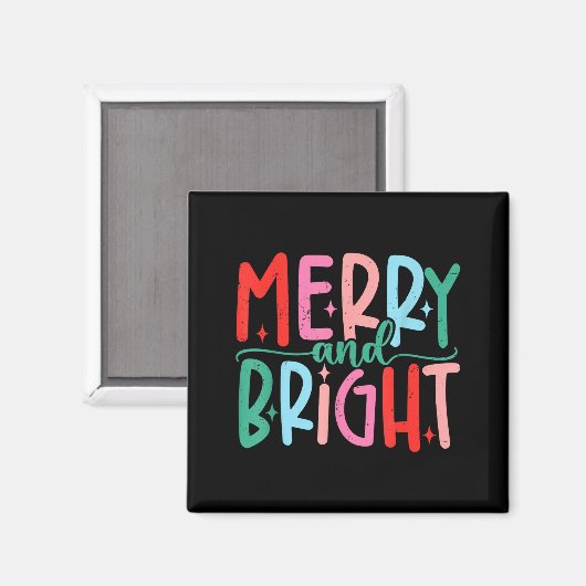Merry &amp; Bright Moody &amp; Uptight Matching Co Magnet (Vorderseite/Rückseite)