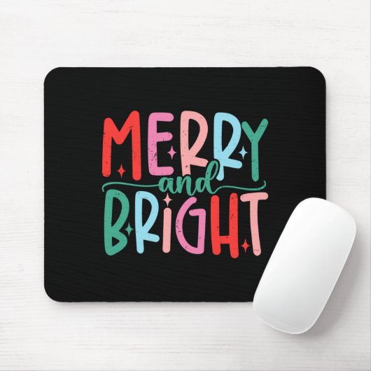 Merry & Bright Moody & Uptight Matching Co Mousepad (Mit Mouse)