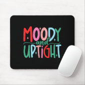 Merry & Bright Moody & Uptight Matching Co Mousepad (Mit Mouse)