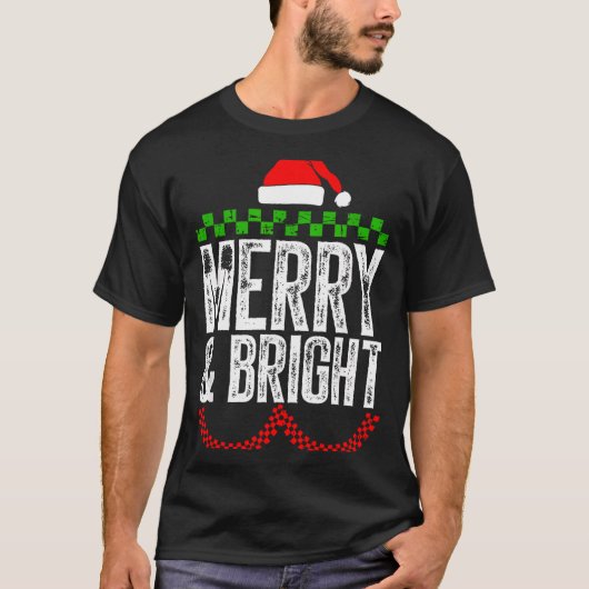 Merry & Bright Moody & Uptight Matching Co T-Shirt (Vorderseite)