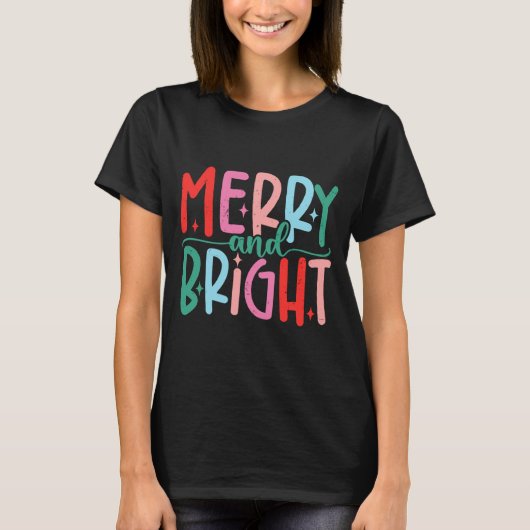 Merry & Bright Moody & Uptight Matching Co T-Shirt (Vorderseite)