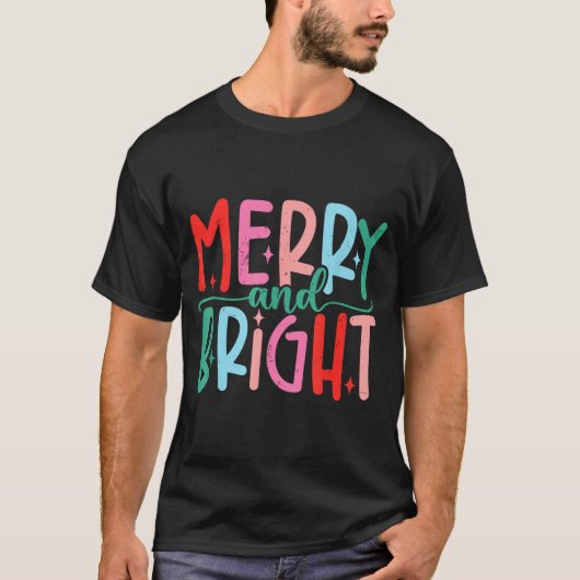 Merry & Bright Moody & Uptight Matching Co T-Shirt (Vorderseite)