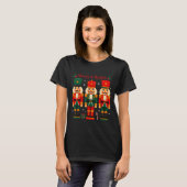 Merry &amp; Bright Nutcracker Christmas Ballet Dan T-Shirt (Vorne ganz)