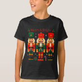 Merry & Bright Nutcracker Christmas Ballet Dan T-Shirt (Vorderseite)