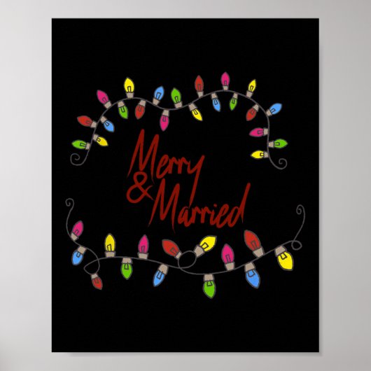 Merry &Amp; Verheiratetes erstes Weihnachtspasscou Poster (Vorne)