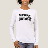Merry and All Things Bright | Holiday Christmas Tri-Blend Shirt (Vorderseite)