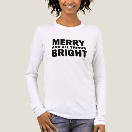 Merry and All Things Bright | Holiday Christmas Tri-Blend Shirt