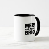 Merry and all Things Bright | Holiday Tasse (VorderseiteRechts)