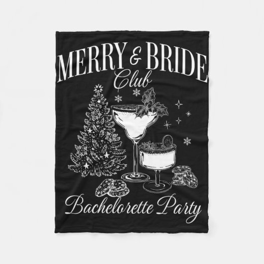 Merry and Bride Club Junggeselinnen-Abschied Schwa Fleecedecke (Vorderseite)