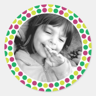 Merry and Bright 2010 Holiday Foto Sticker