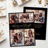 Merry and Bright 5 Foto Collage Weihnachten