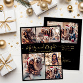 Merry and Bright 5 Foto Collage Weihnachten