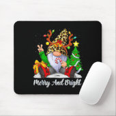 Merry And Bright Christmas Gnome Family Pajamas Ma Mousepad (Mit Mouse)