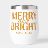 Merry And Bright Christmas Gold  (Rückseite)