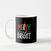 Merry And Bright Christmas Lights Family Pajama Xm Kaffeetasse (Links)