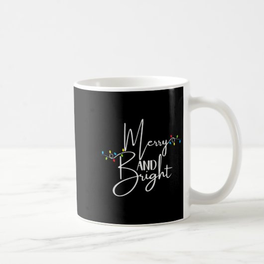 Merry And Bright Christmas Lights Family Pajama Xm Kaffeetasse (Rechts)
