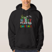 Merry and Bright Christmas Tree Christmas Lights M Hoodie (Vorderseite)